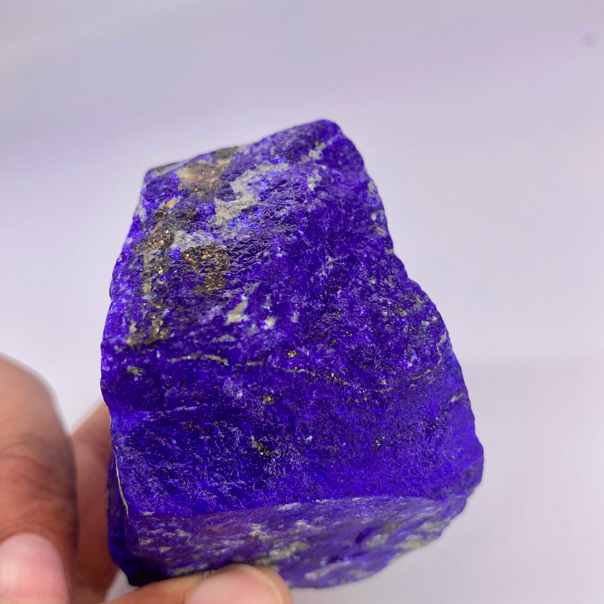 Lapis Lazuli, Lazurite, Afghanistan Minerals, 319g, Rough Gemstone, Royal Blue Lapis, Pyrite Inclusions, Lapidary Rough, Cabinet Specimen