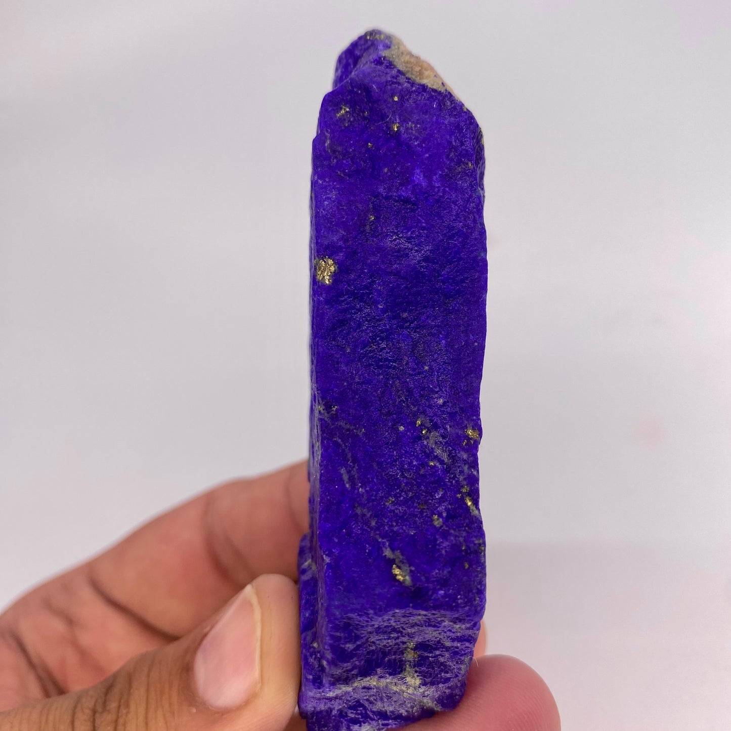 Lapis Lazuli, Lazurite, Afghanistan Minerals, 343g, Rough Gemstone, Royal Blue Lapis, Pyrite Inclusions, Lapidary Rough, Cabinet Specimen