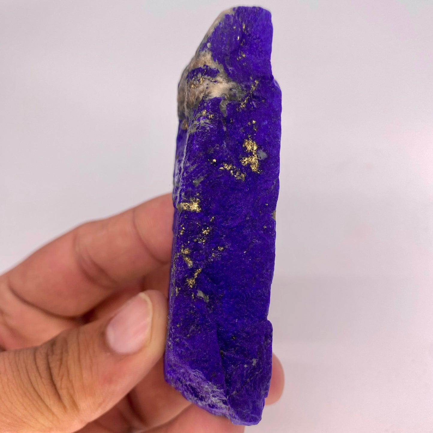 Lapis Lazuli, Lazurite, Afghanistan Minerals, 343g, Rough Gemstone, Royal Blue Lapis, Pyrite Inclusions, Lapidary Rough, Cabinet Specimen