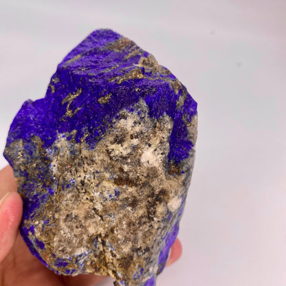 Lapis Lazuli, Lazurite, Afghanistan Minerals, 850g, Rough Gemstone, Royal Blue Lapis, Pyrite Inclusions, Lapidary Rough, Cabinet Specimen