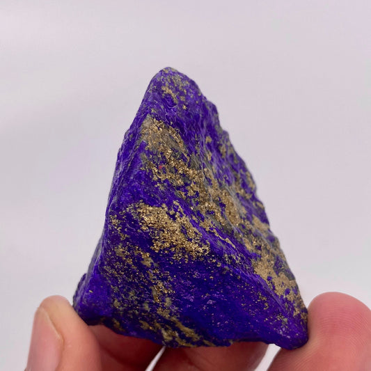 Lapis Lazuli, Lazurite, Afghanistan Minerals, 60g, Rough Gemstone, Royal Blue Lapis, Pyrite Inclusions, Lapidary Rough, Cabinet Specimen