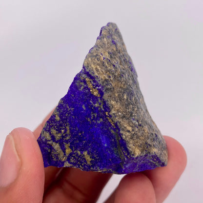 Lapis Lazuli, Lazurite, Afghanistan Minerals, 60g, Rough Gemstone, Royal Blue Lapis, Pyrite Inclusions, Lapidary Rough, Cabinet Specimen