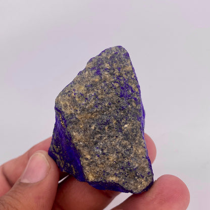 Lapis Lazuli, Lazurite, Afghanistan Minerals, 60g, Rough Gemstone, Royal Blue Lapis, Pyrite Inclusions, Lapidary Rough, Cabinet Specimen