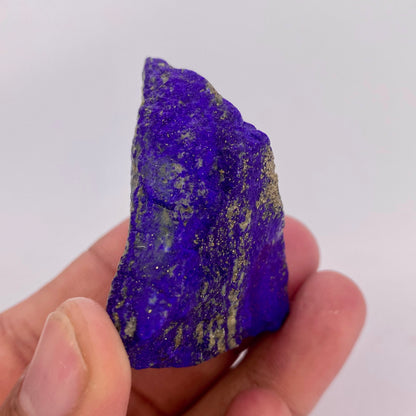 Lapis Lazuli, Lazurite, Afghanistan Minerals, 60g, Rough Gemstone, Royal Blue Lapis, Pyrite Inclusions, Lapidary Rough, Cabinet Specimen