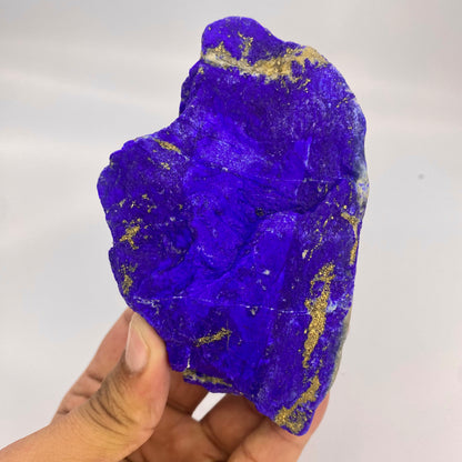 Lapis Lazuli, Lazurite, Afghanistan Minerals, 700g, Rough Gemstone, Royal Blue Lapis, Pyrite Inclusions, Lapidary Rough, Cabinet Specimen