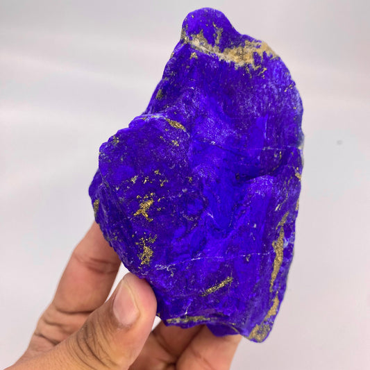Lapis Lazuli, Lazurite, Afghanistan Minerals, 700g, Rough Gemstone, Royal Blue Lapis, Pyrite Inclusions, Lapidary Rough, Cabinet Specimen