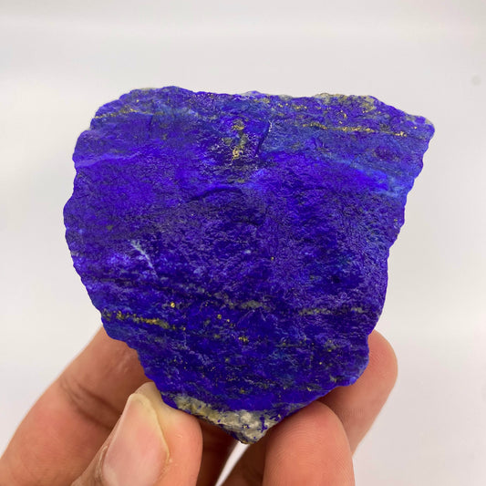 Lapis Lazuli, Lazurite, Afghanistan Minerals, 115g, Rough Gemstone, Royal Blue Lapis, Pyrite Inclusions, Lapidary Rough, Cabinet Specimen