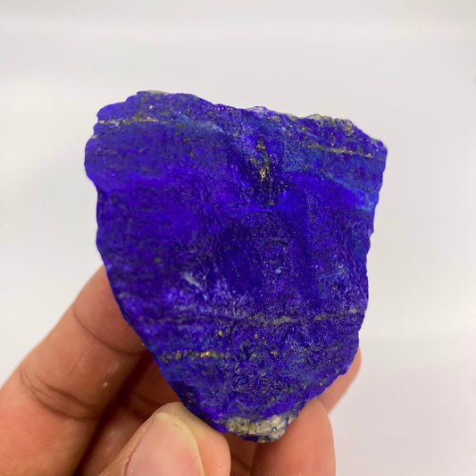 Lapis Lazuli, Lazurite, Afghanistan Minerals, 115g, Rough Gemstone, Royal Blue Lapis, Pyrite Inclusions, Lapidary Rough, Cabinet Specimen