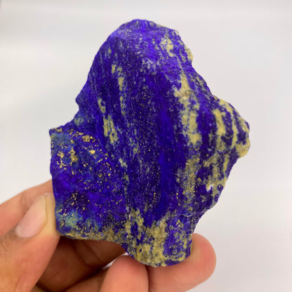 Lapis Lazuli, Lazurite, Afghanistan Minerals, 650g, Rough Gemstone, Royal Blue Lapis, Pyrite Inclusions, Lapidary Rough, Cabinet Specimen