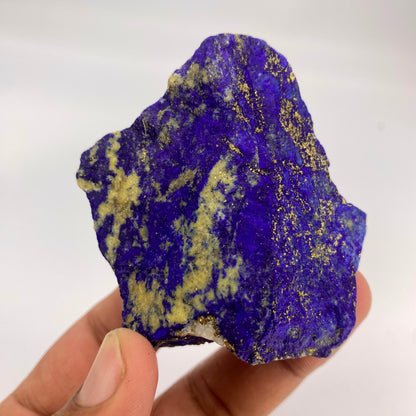 Lapis Lazuli, Lazurite, Afghanistan Minerals, 650g, Rough Gemstone, Royal Blue Lapis, Pyrite Inclusions, Lapidary Rough, Cabinet Specimen