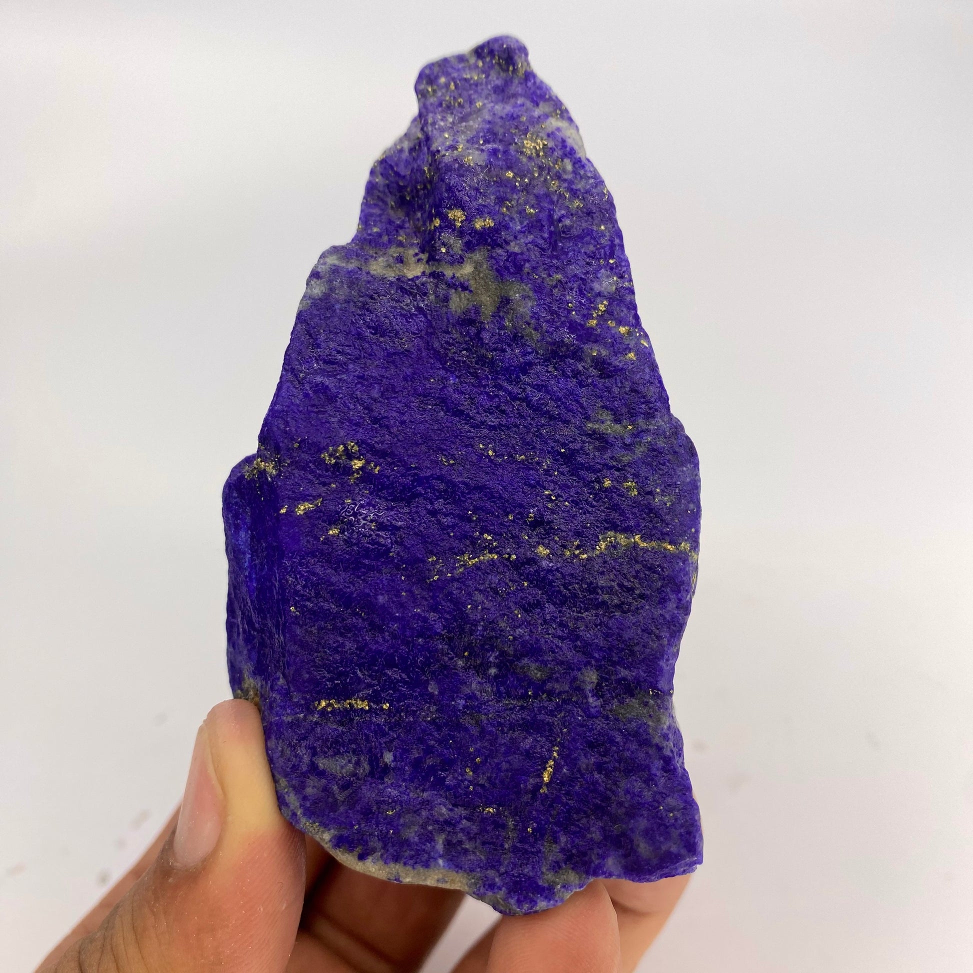 Lapis Lazuli, Lazurite, Afghanistan Minerals, 234g, Rough Gemstone, Royal Blue Lapis, Pyrite Inclusions, Lapidary Rough, Cabinet Specimen