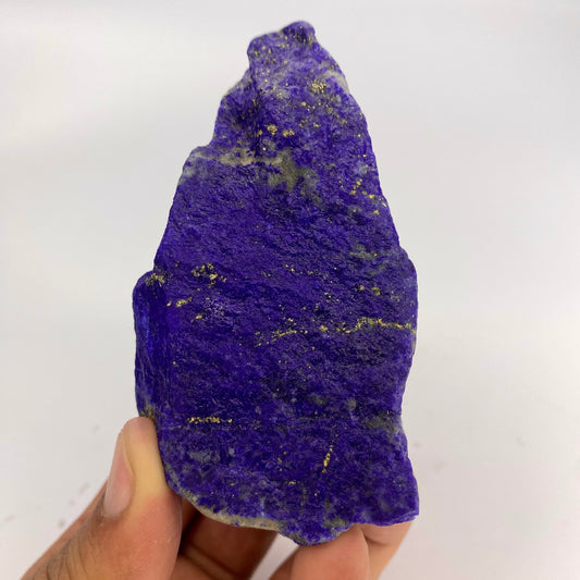Lapis Lazuli, Lazurite, Afghanistan Minerals, 234g, Rough Gemstone, Royal Blue Lapis, Pyrite Inclusions, Lapidary Rough, Cabinet Specimen