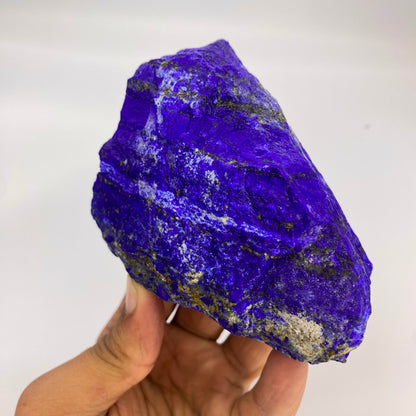 Lapis Lazuli, Lazurite, Afghanistan Minerals, 600g, Rough Gemstone, Royal Blue Lapis, Pyrite Inclusions, Lapidary Rough, Cabinet Specimen