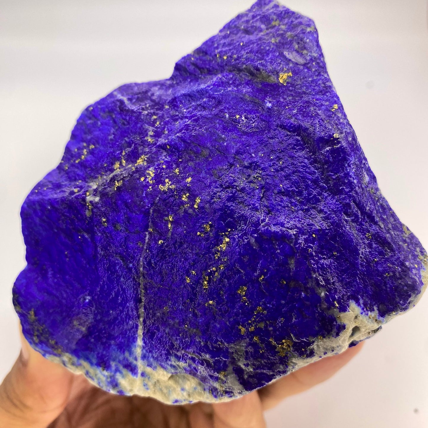 Lapis Lazuli, Lazurite, Afghanistan Minerals, 950g, Rough Gemstone, Royal Blue Lapis, Pyrite Inclusions, Lapidary Rough, Cabinet Specimen