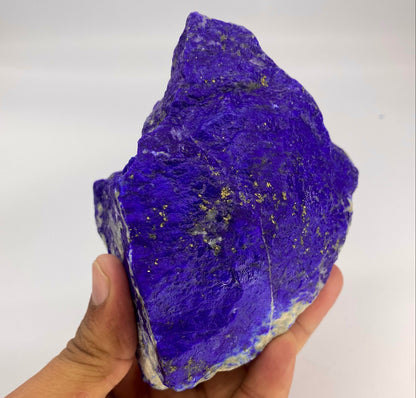 Lapis Lazuli, Lazurite, Afghanistan Minerals, 950g, Rough Gemstone, Royal Blue Lapis, Pyrite Inclusions, Lapidary Rough, Cabinet Specimen
