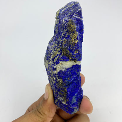 Lapis Lazuli, Lazurite, Afghanistan Minerals, 180g, Rough Gemstone, Royal Blue Lapis, Pyrite Inclusions, Lapidary Rough, Cabinet Specimen
