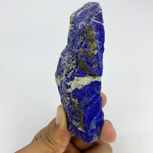 Lapis Lazuli, Lazurite, Afghanistan Minerals, 180g, Rough Gemstone, Royal Blue Lapis, Pyrite Inclusions, Lapidary Rough, Cabinet Specimen