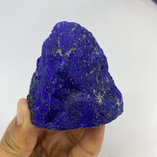 Lapis Lazuli, Lazurite, Afghanistan Minerals, 208g, Rough Gemstone, Royal Blue Lapis, Pyrite Inclusions, Lapidary Rough, Cabinet Specimen