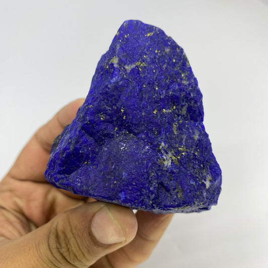 Lapis Lazuli, Lazurite, Afghanistan Minerals, 208g, Rough Gemstone, Royal Blue Lapis, Pyrite Inclusions, Lapidary Rough, Cabinet Specimen