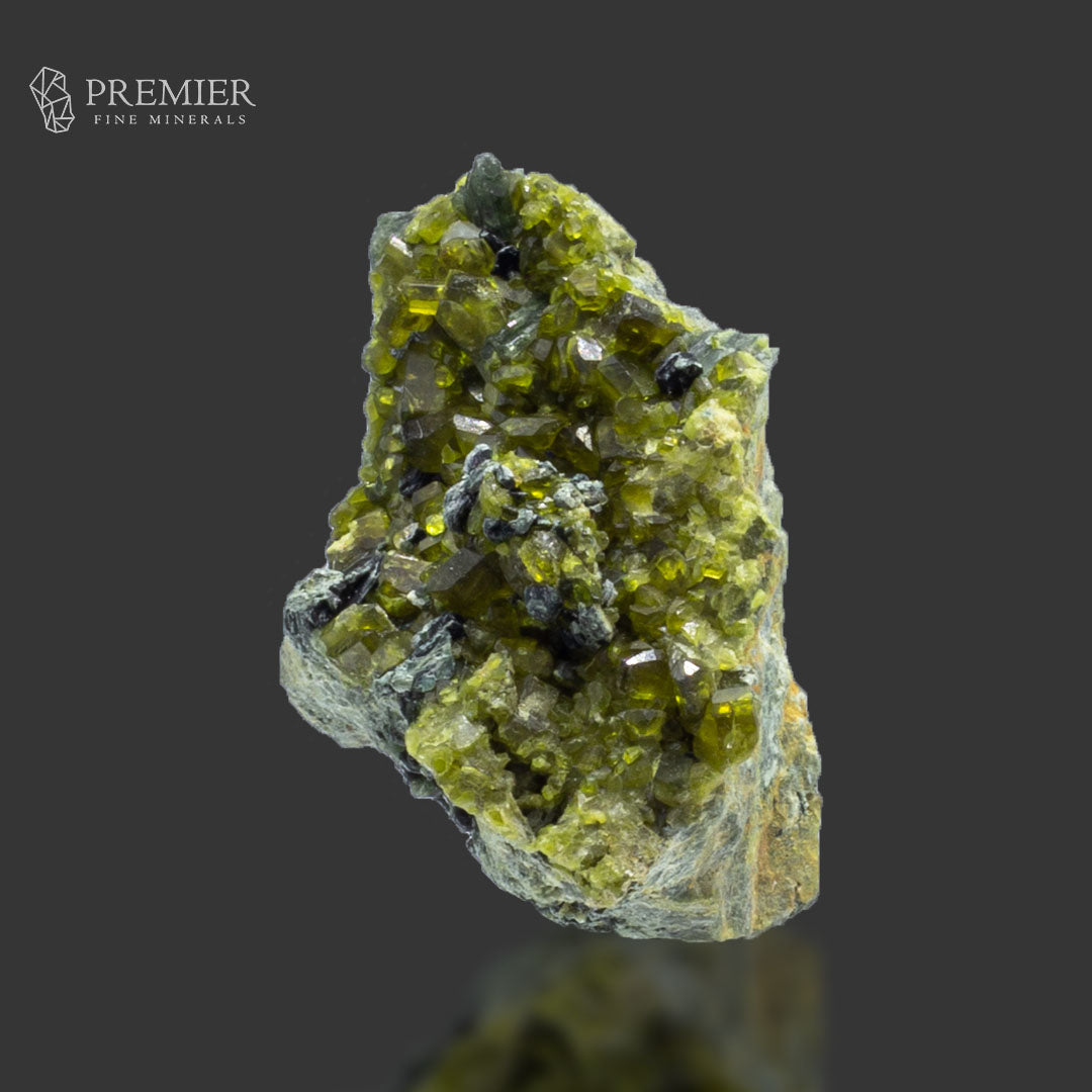 Vesuvianite, Hematite, Biotite on Matrix - Pakistan