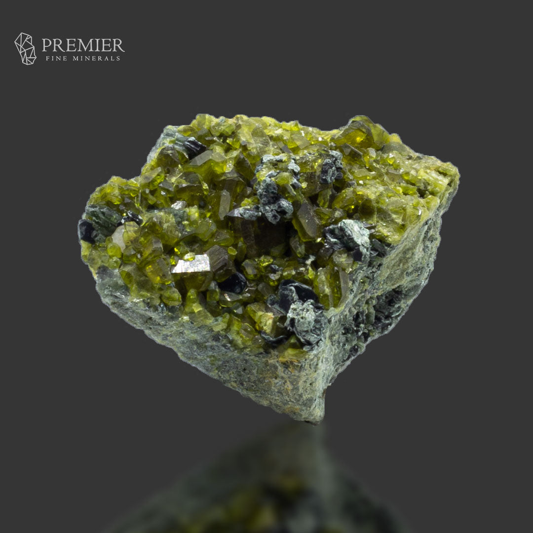 Vesuvianite, Hematite, Biotite on Matrix - Pakistan