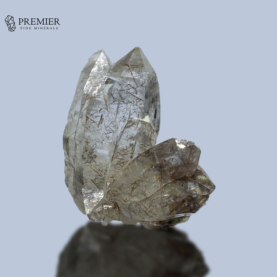 Golden Rutile Quartz Crystal Cluster – Skardu, Pakistan