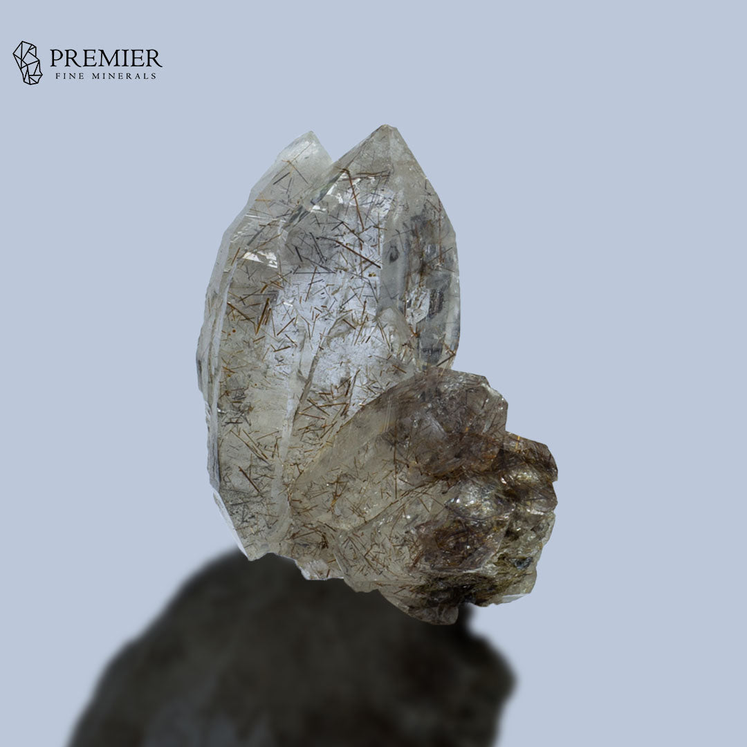 Golden Rutile Quartz Crystal Cluster – Skardu, Pakistan