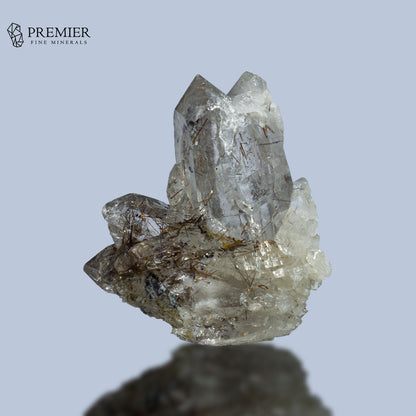 Golden Rutile Quartz Crystal Cluster – Skardu, Pakistan