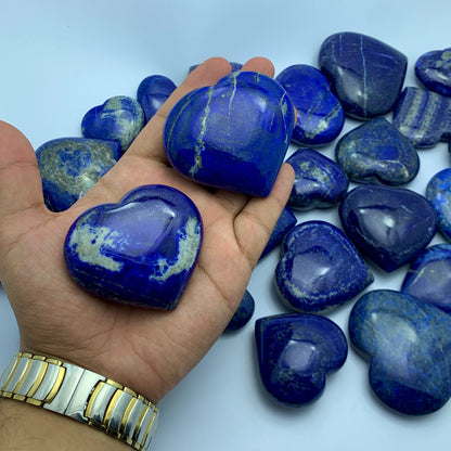 Lapis Lazuli Heart, Large Crystal, Royal Blue Stone, 800 Gram Lapis, Afghan Crystal, Healing Stone, Third Eye Chakra, Polished Crystal, Wisdom Stone, Statement Piece