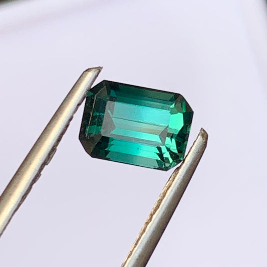 Indicolite Blue Bicolor Tourmaline Gemstone | Natural Faceted Loose Stone from Afghanistan