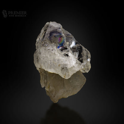Etched Quartz Scepter with Rainbow Inclusion – Pakistan