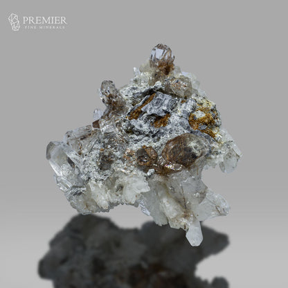 Rutile Quartz Cluster on Matrix Large Specimen - Pakistan