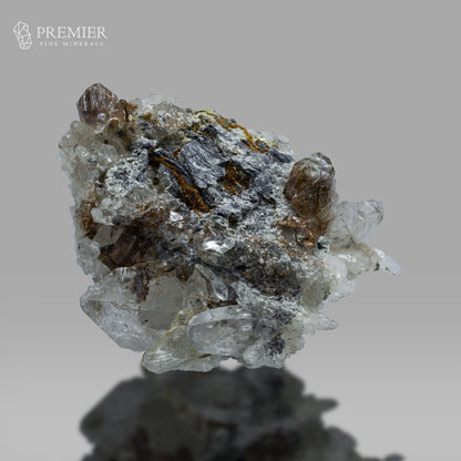 Rutile Quartz Cluster on Matrix Large Specimen - Pakistan