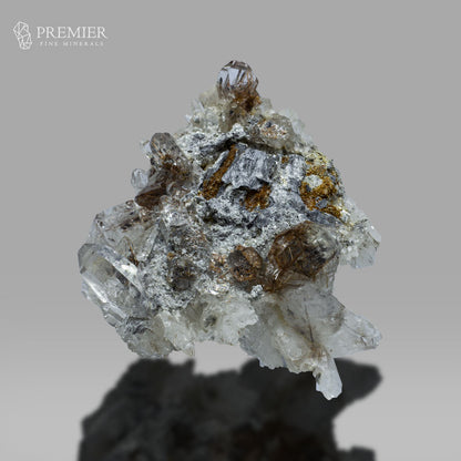 Rutile Quartz Cluster on Matrix Large Specimen - Pakistan