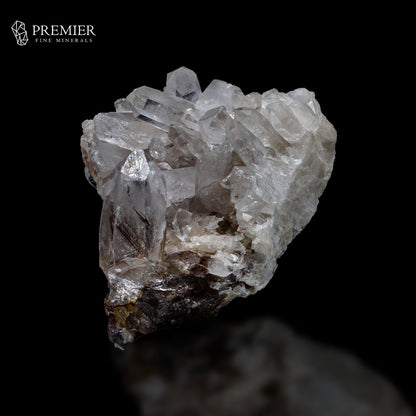 Golden Rutile Quartz Cluster on Matrix – Natural Pakistan