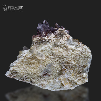 Chlorite Quartz, Iron-Coated, Limonite Quartz, Pakistan Minerals, 443g, Mineral Cluster, Matrix Specimen, Natural Crystal, Himalayan Minerals, Cabinet Specimen