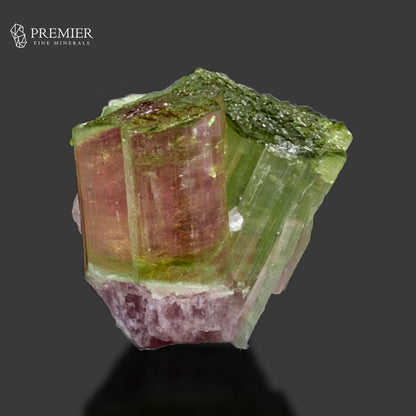Natural Green Tourmaline Cluster with Quartz on Matrix –  Afghanistan