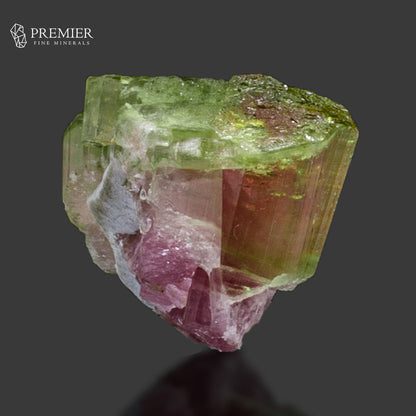 Natural Green Tourmaline Cluster with Quartz on Matrix –  Afghanistan