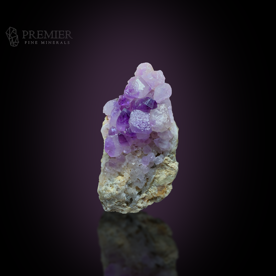 Amethyst, Quartz, Geode, Cluster, 518 Carats, 103.6 Grams, Purple Crystal, Raw Mineral, Large Specimen, On Matrix, Afghanistan Mineral, Healing Crystal, Natural Form