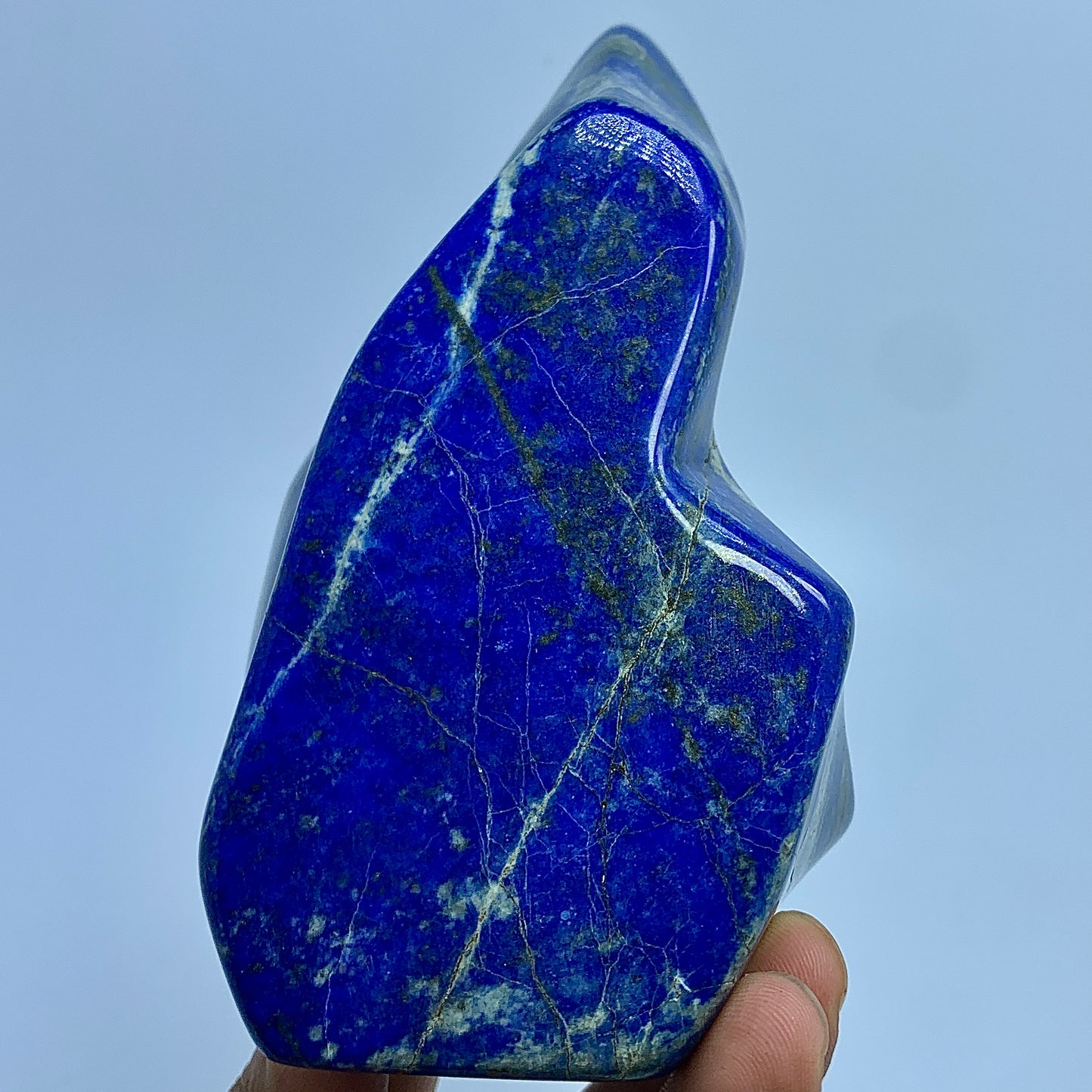 Lapis Lazuli Tumbled, 850g Lapis, Self Standing, Mine 4 Lapis, High Grade, Afghan Crystal, Polished Stone, Freeform Lapis, Golden Pyrite, Home Decor