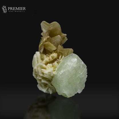 Feldspar Crystal on Star Shaped  Mica - Pakistan