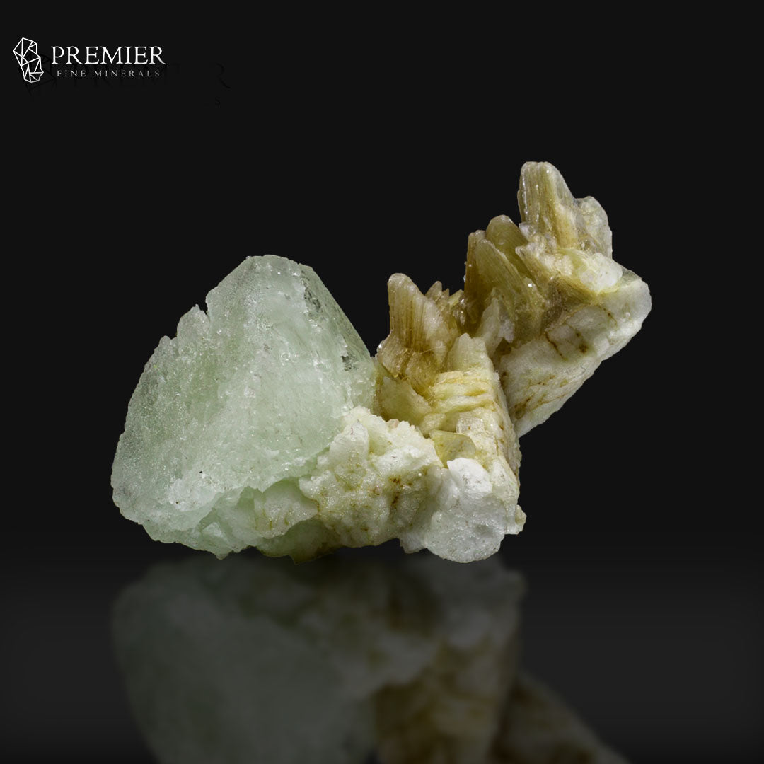 Feldspar Crystal on Star Shaped  Mica - Pakistan