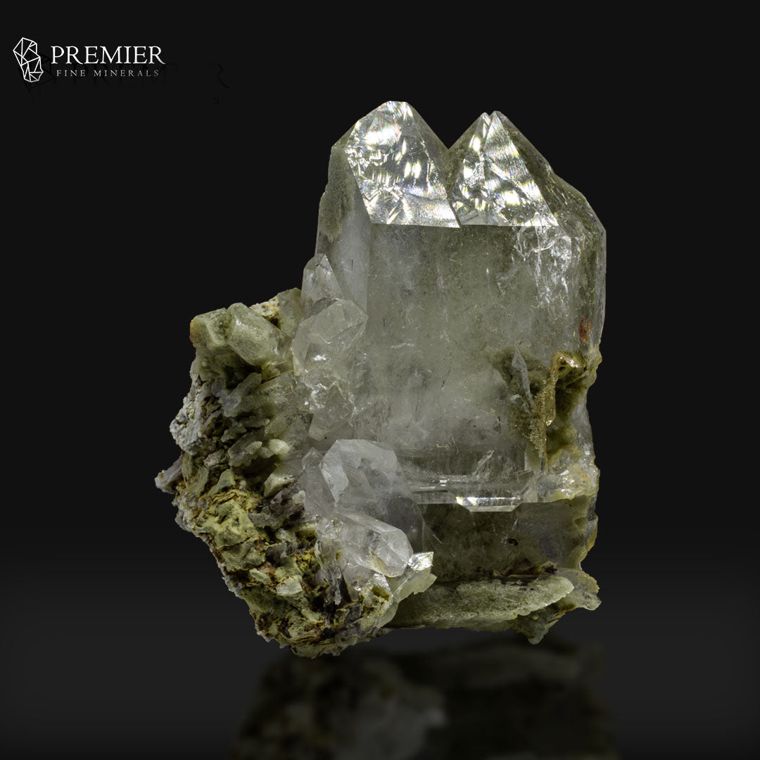 Chlorite Garden Quartz Cluster – Baluchistan Pakistan