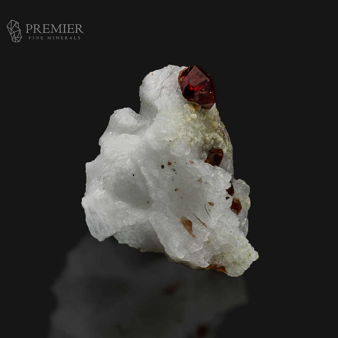Red Garnet Crystals on Feldspar Matrix – Skardu Pakistan