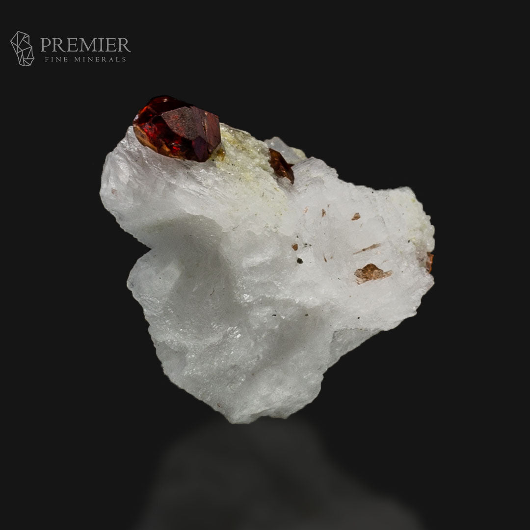 Red Garnet Crystals on Feldspar Matrix – Skardu Pakistan