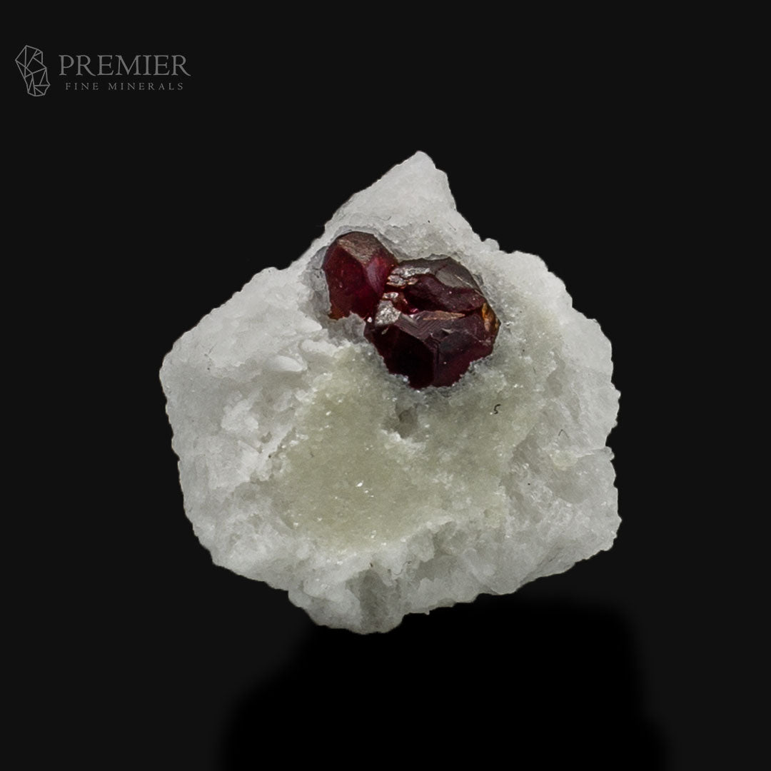 Rare Twin Garnet Crystal on Feldspar Matrix – Skardu Pakistan