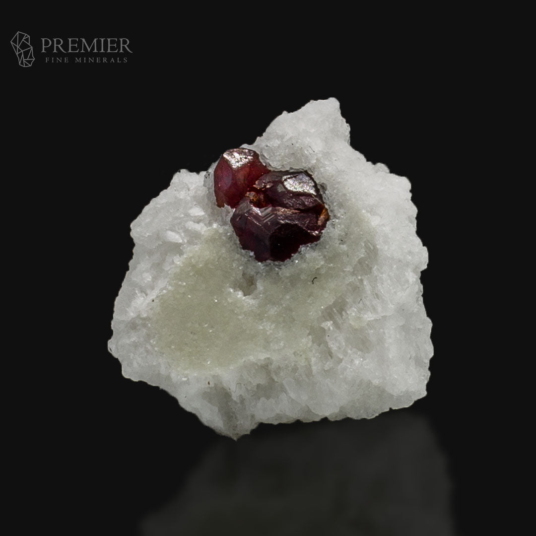 Rare Twin Garnet Crystal on Feldspar Matrix – Skardu Pakistan