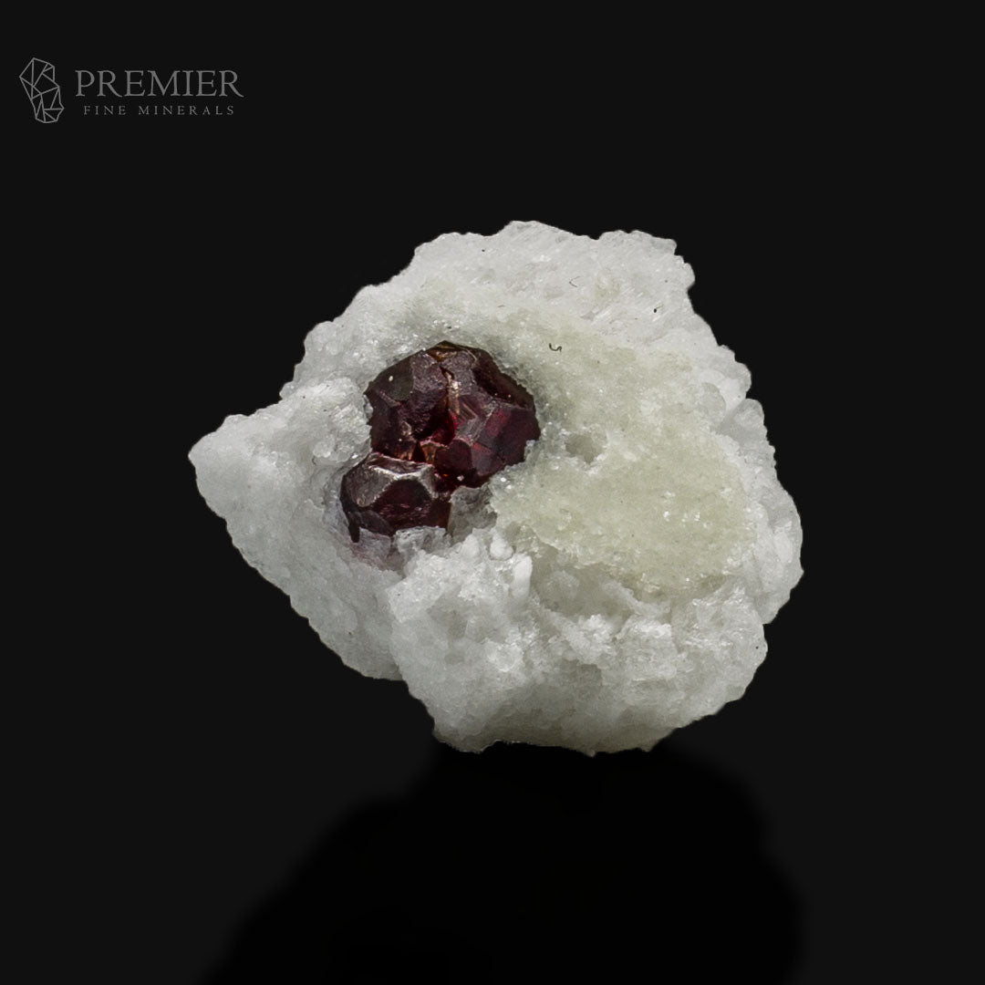 Rare Twin Garnet Crystal on Feldspar Matrix – Skardu Pakistan