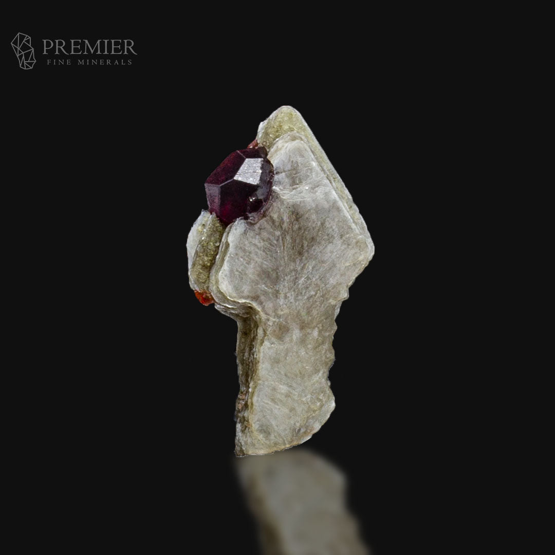 Rhodolite Garnet Crystal on Muscovite Mica – Rare Skardu Pakistan