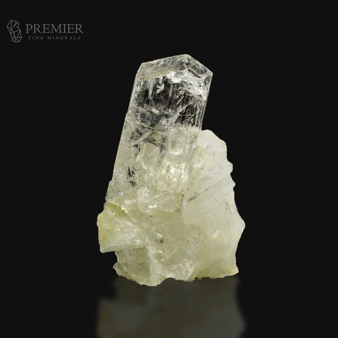 Transparent Rare Scapolite Crystal on Matrix – Afghanistan